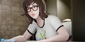 Mei got stuck (Aphy3d) [Overwatch]