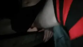 I love riding my toy in the woods