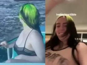 Billie Eilish titty smack