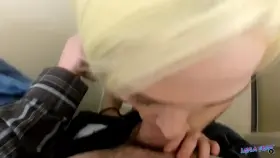 I moan because precum taste so yummy!