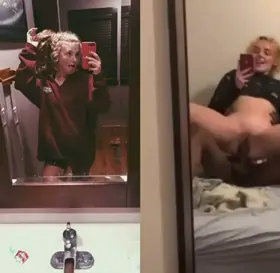 Blonde sluts first day at college
