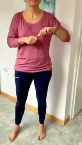 My Mom's first TikTok
