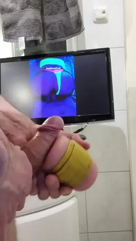 Fleshlight tribute, longer version on my Erome