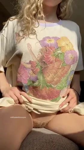 Titty drop for the neighbors passing by