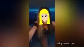 Sexy Anime Girl | Lingerie | Dancing in Fishnets