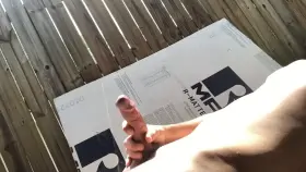 Out on the driveway for everyone to see.