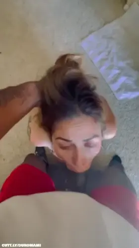 Suck that black cock all the way down