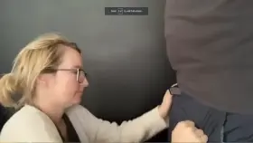 Loser cant last one minute in this homely woman's mouth