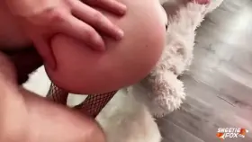 Shy Hinata cosplayer getting rough ass fucking