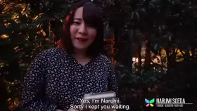 Japanese amateur Narumi Soeda in the park today