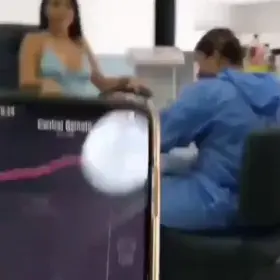 Squirt at the nail salon