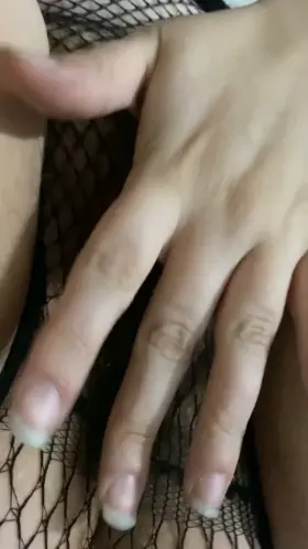 Would you rip the fishnets off this wet pussy? ❤️