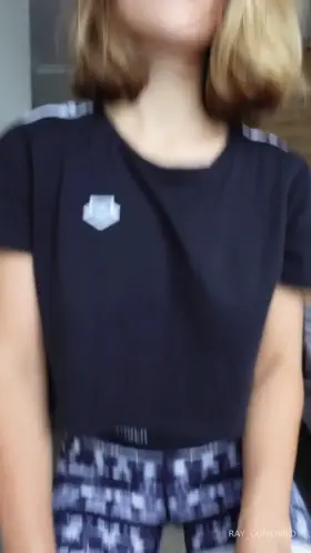 I think have found the best way to undress. What do you think?