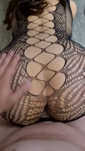 Boner guaranteed! This ass in a fishnet and that beautiful asshole will make you get very hard