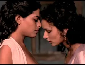Indira Varma (from Game Of Thrones) & Sarita Choudhury (from Homeland) - Gorgeous Indian lesbian plot in 'Kama Sutra: A Tale of Love'