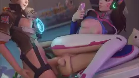 Futa Tracer vs DVa (DreamRider)[Overwatch] W/S