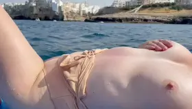 Anyone else get turned on being naughty in nature? [f]