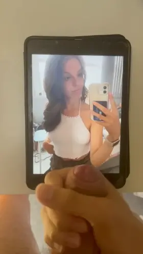 My friends ex drenched in my cum💦