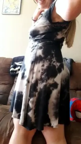 I wonder if you can see my jiggle under my dress