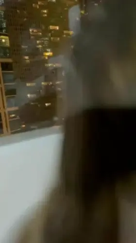 Sucked his cock with a city view 🌃