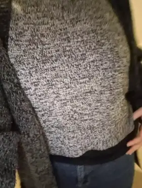 Sneak under my sweater...