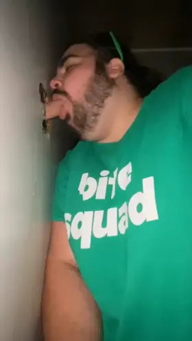 Amateur sucking cock while on the clock