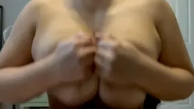 Bouncing my tits to milk every drop of cum from his big cock. Made quite the mess of us draining his balls. [mf]