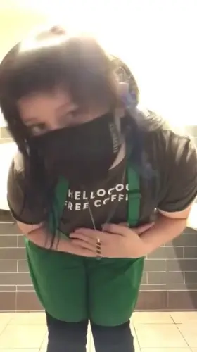 Happy Sunday! Guess what secret is back under my barista apron. ☕️ Please keep this between us! Don’t want my supervisor to (f)ind out. 🥺