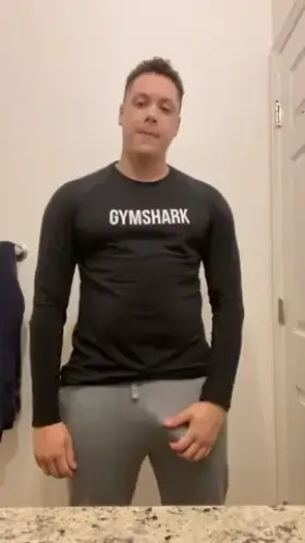 Do you like the way these gymshark sweatpants hug my cock