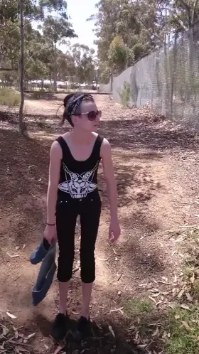 First post here....hope you like seeing my teen tits out in the Sun...I was So nervous