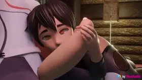 Winter Futa Pair Evening with Cumming in Mouth 🔊 ASMR