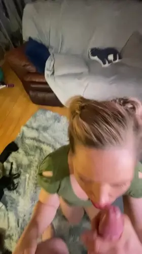 I was eating cock and licking cum like it was birthday cake daddy !