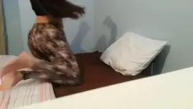 Latina twerking and grinding