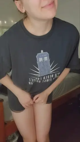 Hope I can still get you excited with my little tits