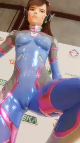 D.Va's showing her flexibility (Lvl3Toaster) [Overwatch]