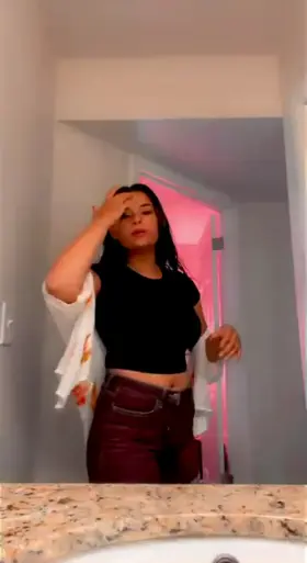 My cousin and her huge boobs in this tight top