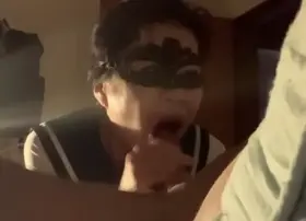 Masked semen bandit Jane Osaka strikes