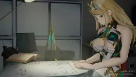Futa Mythra and Futanari Pyra (Stalkek )[Xenoblade]