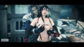 3D Animation of Sephiroth Feeling Tifa's Boobies Up with both of them Fully Voiced! ( Wanksy ) [ Final Fantasy VII Remake ]