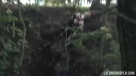 Caught having sex outdoor at a festival