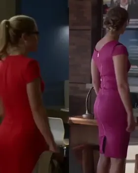 Who’s ass are you pounding Emily Bett Rickards or Melissa Benoist ?