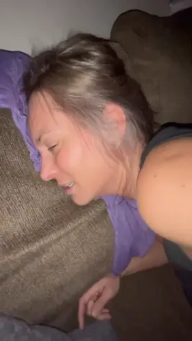 Silly wife hates when I take her ass! I use her tight milf asshole when I please