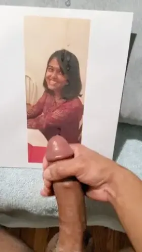 Hot South Asian Girl Gets Covered in Cum ;)