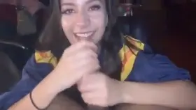 Nice blowjob Go on the link in comments for full pack of her