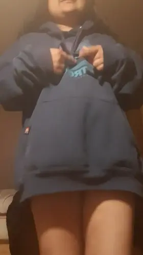 Did I surprise you with what is under my hoodie? 🥰