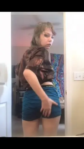 Hope my little goth tomboy booty will satisfy you