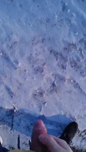 Was driving home and really needed to piss, so I just pulled over and whipped it out at at the side of the road 💦