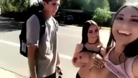 Taking Selfies With a Random Stranger on The Street