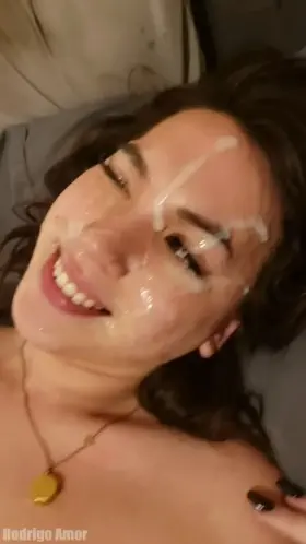 Kasey Kei covered in Huge Load