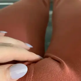 this is how i get my panties so creamy 🤪 rubbing my pussy at my office desk. would you like to sample my product? [selling] [us]